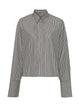 Ami Paris Boxy Fit Striped Shirt
