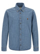 Ami Paris 'Ami De Coeur' Denim Shirt