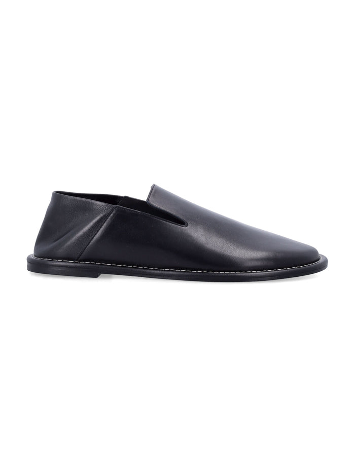 Ami Paris Ami Paris Black Leather Loafers