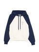 Ami Paris Boy Fit Blanc Creme Encre Wool Hoodie