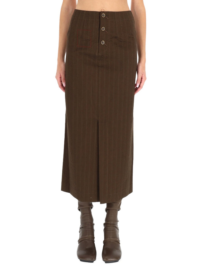 Uma Wang Midi Gad Skirt