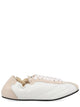 Repetto White Sheepskin Goat Suede