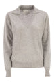 Vanisé Patty - V-Neck Jumper With Polo Collar