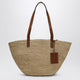 Manebi Raffia And Leather Shoulder Bag