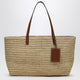 Manebi Raffia And Leather Shoulder Bag
