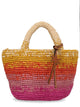 Manebi Multicolour Raffia Shoulder Bag
