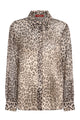 Max Mara Studio Valzer Printed Silk Shirt