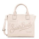Mc2 Saint Barth Beige Grained Texture Shoulder Bag