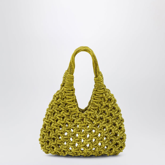 Hibourama Vannifique Citrine Yellow Bag With Crystals