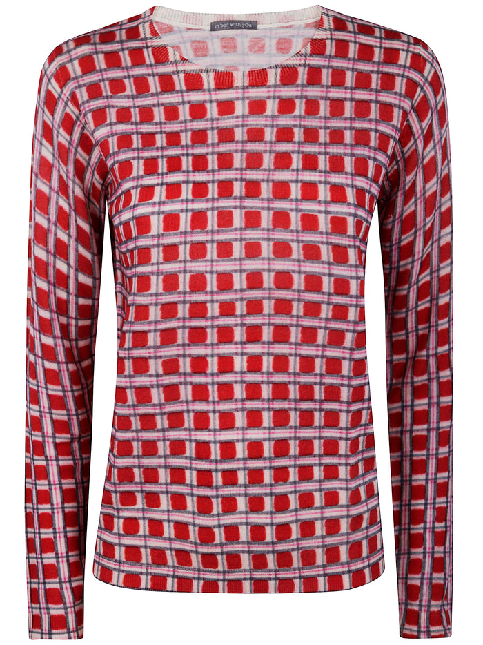 In Bed With You Boatneck Printed Jumper