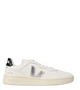 Veja White Leather Flat Shoes