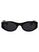 Valentino Garavani Black Black Grey Acetate Sunglasses