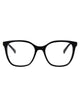 Valentino Garavani Black Black Transparent Acetate Glasses