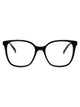 Valentino Garavani Black Black Transparent Acetate Glasses