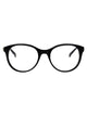 Valentino Garavani Black Black Transparent Acetate Glasses