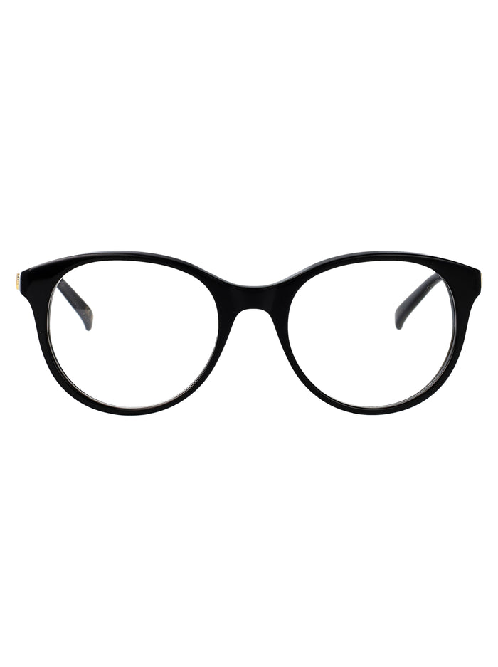 Valentino Garavani Black Black Transparent Acetate Glasses