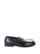 Henderson Black Leather Moccasin