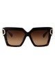 Valentino Garavani Brn Acetate Sunglasses