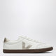 Veja Volley Sneakers In White/Platinum Leather