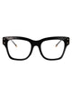 Philipp Plein Black Acetate+Metal Glasses