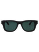 Vision Of Super -Mbk/G15 Matte Black Green Acetate Sunglasses