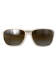 Vuarnet Matte White Brown Injected Sunglasses