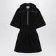 Ganni Black Mini Dress In Crêpe