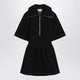 Ganni Black Mini Dress In Crêpe