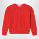 Bonpoint Red Cashmere Cardigan