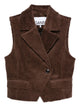 Ganni Corduroy Buttoned Waistcoat