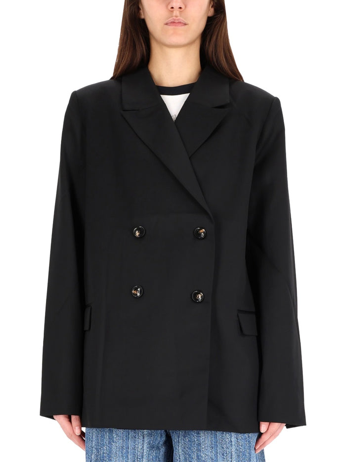 Ganni Doublebreasted Wool Jacket