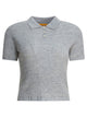 Guest In Residence Grey Cashmere Polo Shirt