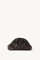 The Row Charlotte Clutch Dark Brown Pleats