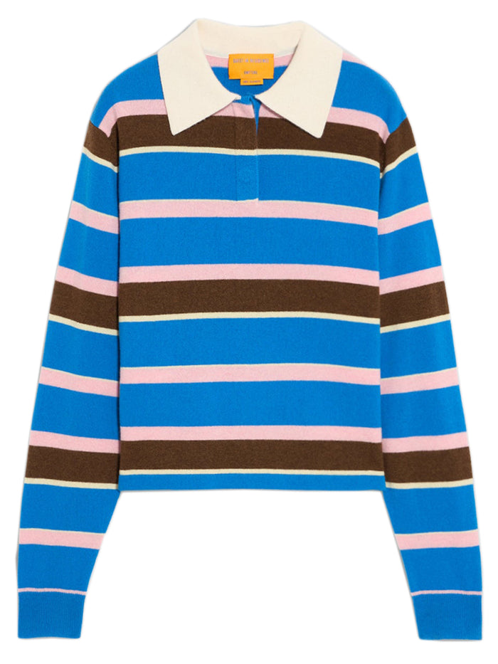 Guest In Residence Cropped Stripe Rugby