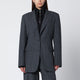 Our Legacy Grey Wool-Blend Single-Breasted Jacket