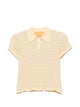 Guest In Residence Smocked Shrunken Polo