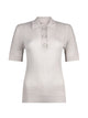 Liu Jo Light Gold Viscose Blend Sweater