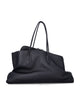 The Attico La Passeggiata Large Grained Leather Top Handle Bag