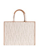 Furla Beige Cotton Polyester Handbag