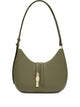 Furla Olive Green Grained Leather Bag