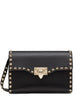 Valentino Garavani Rockstud Small Garnet Calfskin Crossbody Bag