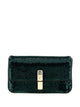 Furla Dark Green Sequin Embellished Shoulder Bag