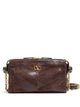 Valentino Garavani Panthea Small Shoulder Bag In Suede And Nappa Leather With Chevron Pattern
