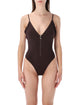 The Attico The Attico Zip-Up Swimsuit