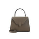 Valextra Khaki Iside Top Handle Mini Bag