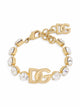 Dolce & Gabbana Dg-Logo Rhinestone Bracelet