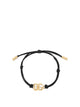 Dolce & Gabbana Black Dg Logo Bracelet