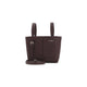 Valextra Dark Red Bucket Mini Calf Leather Shoulder Bag