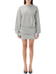 The Attico Light American Fleece Mini Dress