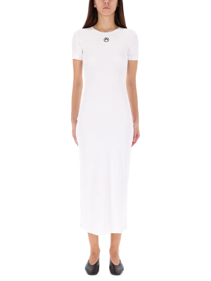 Marine Serre Midi Dress Moon